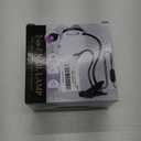 AORAEM LED UV Nail Lamp: Double-Headed Gooseneck U V Lamp for Gel Nails, LED Flash Cure Light with 6X Magnifier Home DIY Salon, Pink