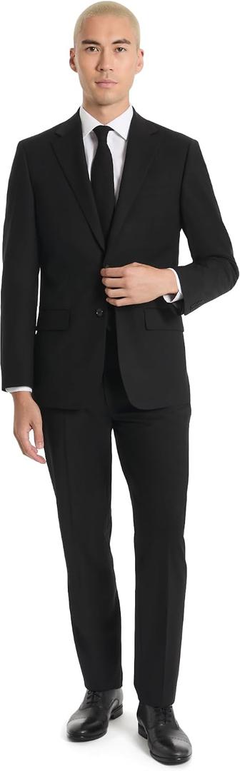 Calvin Klein Slim Fit Suit Separate Jacket, Black, 42 Regular
