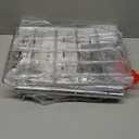 Clothing Garment Rack Capacity 550LBS Rolling Clothes Rack on Wheels - Heavy Duty Commercial Storage Organizer - Mobile Clothes Rack with Multifunctional Design (Silver)