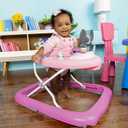 Bright Starts Disney Baby Minnie Mouse Forever Besties 2-in-1 Baby Activity Walker - Easy Fold Frame and Removable -Toy Station, 6 Months and up