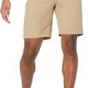 Amazon Essentials Men's Slim-Fit 9" Inseam Stretch 5-Pocket Short (33, Khaki Brown)
