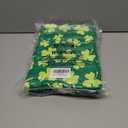 2 x AEUEFUEA 3 Pack Green Shamrock Cotton Towels Set, 25" L x 16" W Hand Towels for Kitchen and Bathroom, Soft Absorbent Holiday Home Dcor