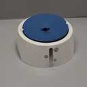 BARKING&MAD no Spill Water Bowl for Dogs 73.9oz (2.1L) - Anti-gulping, Slow Water Feed Dispenser for Large and Medium-Sized Breeds for Slow Drinking and Messy gulping Sloppy Drinkers (Azure Blue)