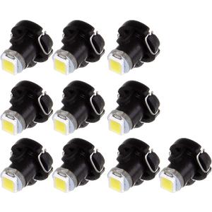 cciyu 10 Pack White 2835 SMD T3 Neo Wedge 1 LED Cluster Instrument Dash Lights New 8mm US Replacement fit for Cluster/Dash Panel/Center Console