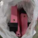 Gymnastics Bar, 5'10 Base length 45" to 71" Adjustable Horizontal Bar for Serious Training, 500 LBS Capacity, Professional Home Gym Equipment with Competition-Grade Beech-covered Fiberglass Bar (8FT, Light Pink)