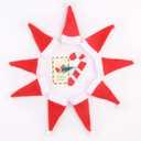 2 x FINGOOO Mini Red Santa Hats,30 Pieces Christmas Hat for Crafts 2.8 x 5 Small Santa Hats for Xmas Party Table Dinner Decorations