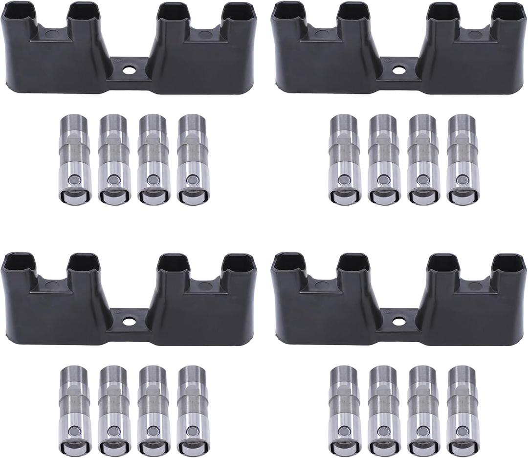 MOTOKU Engine Hydraulic Valve Lifter and Guide for Chevy Avalanche Camaro Corvette Express Silverado Suburban Tahoe Trailblazer GMC Envoy Savana Sierra Yukon Cadillac CTS Escalade