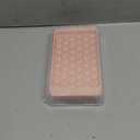 WIBIMEN Ice Cube Tray with Lid and Bin - Round Ice Trays for Freezer with Lid - Ice Cube Trays for Freezer with Ice Container (0.8"-2PACK Pink)