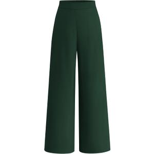 BTFBM Women High Waisted Wide Leg Pants Spring 2026 Business Casual Work Pants Loose Office Palazzo Trousers Pockets