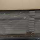 Clear Acrylic Dog Playpen Indoor, Puppy Cat Small Pet Play Pen, Easy Assemble & Disassemble Sturdy Plastic Dog Fence with Heavy Duty Door Lock (24In H, 10PCS), White