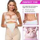 4 Pack Lipo Foam Post-surgical Ab Board Flattening Abdominal Compression Board for using with Post Liposuction Surgery Compression Garments Foam pads for Recovery 8"X11" (XXL)