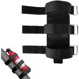 Xislet Offroad Roll Bar Fire Extinguisher Holder Compatible with Polaris UTV RZR Ranger Can-Am Maverick X3 Commander Extinguisher Mount Quick Release, Size: 1 x Large