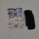 4 Pack Reading Glasses Spring Hinge Stylish Readers Black/Tortoise for Men and Women (Colour mixture, 1.00, x)