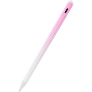 Stylus Pen for iPad 6th-11th Generation-2X Fast Charge Active Pencil Compatible with 2018-2025 Apple iPad Pro 11"/12.9"/M4, iPad Air 3/4/5/M2/M3,iPad mini 5/6 Gen-Gradient White Pink