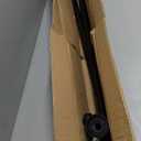 1 1/8 Inch Diameter Room Darkening Curtain Rods 48-84, Heavy Duty Window Wrap Around Drapery Rod with Aluminum Bracket, All Accessories, Wall Mounted Ceiling Mounted, Adjustable Length, Matte Black