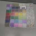 2 x 3000 Pcs Glass Peanut Beads Kit, Farfalle Glass Beads for Jewelry Making, Friendship Bracelet Making Kit with Letters, Spacers,Pearls/String, Jewelry Crafting Supplies