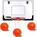 Upgrade Basketball Hoop Set for Kids-Extra Large 24''x 16''Pro Indoor Basketball Hoop for Door & Wall with 3 Balls, Complete Accessories, Basketball Toy Gift Perfect for Boys Girls Teens Adults