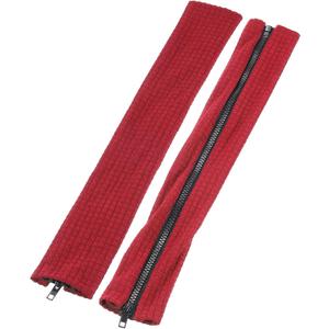 PATIKIL Office Chair Arm Cover, 2Pcs Office Chair Armrest Covers Protectors with Zipper Stretchable Water Resistant Computer Chair Arm Rest Covers for Desk Chairs, Red