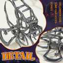 Fashey Hair Claw Clips Black Metal Hair Clips for Thick Skeleton Hand Hair Claws Hair Accessories for Women