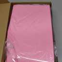 Qilery 50 Sets 8" Baby Shower Favor Bags It's a Girl Gift Bags with Handle Tissue Paper and Ribbon Bow Pink Baby Shower Party Favors for Guests Gender Reveal Birthday Supplies