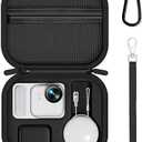ProCase Carrying Case for Insta360 GO Ultra Standard Bundle, Portable Hard Shell Protective Travel Bag with Wrist Strap for GO Ultra Action Camera Accessories -Black