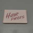 Hairro Human Hair Toppers For Women No Bang Middle Part Side Bangs Hair Clip Wispy Thin Short Wiglet Hairpieces 11 Inches 14g #1B Natural Black