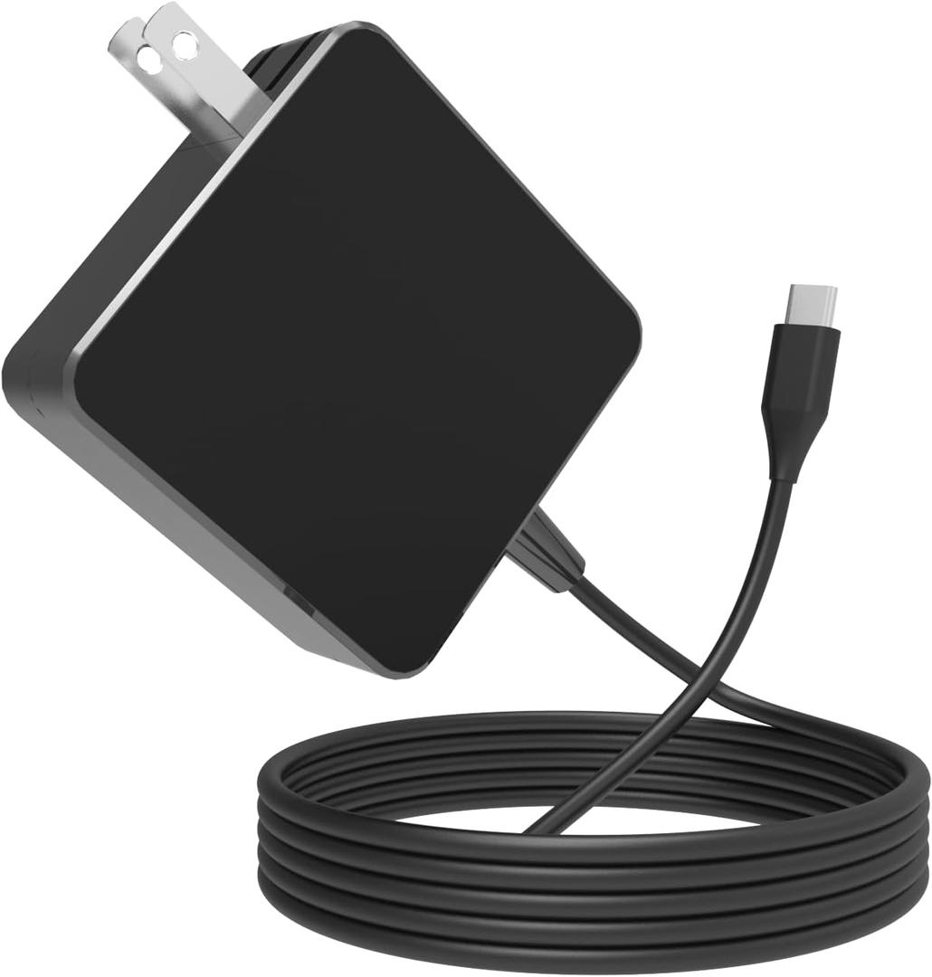 65W USB C Laptop Charger Fits for Lenovo Thinkpad Laptop Charger 65W USB C Charger T14 T14s X1 Think pad, Yoga Computer Charger 7i,65 Watt Fast Replacement Type C Chromebook Power Cord Adapter