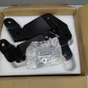 WSays Front Caster Left & Right Geometry Correction Control Arm Drop/relocation Bracket Fit 2-4 inch lift Compatible with Jeep Wrangler JK/JKU 2007-2018 Gloss Black
