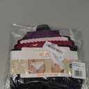 Warner's womens Blissful Benefits No Muffin 3 Pack Hipster Panties (X-Large, Pink/Sangria/Black Red Dot)