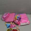 deAO Doll House for Girls, 4-Story Dollhouse with 10 Rooms, 2 Dolls, Furniture and Accessories, Toddler Playhouse Gift for 3 4 5 6 7 8+ Year Old Girls