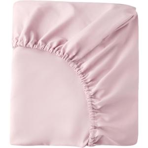 HBHLFZ Crib Sheets for Boys, Girls, 28x52 Inch Fitted Crib Sheet - 8 Inch Deep Pocketed Fixed Sheet - Soft and Comfortable Microfibre - Fits Standard cot and Toddler mattresses, Light Pink