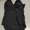 Slimers Strapless Shapewear Seamless Bodysuit - Tummy Control Sculpt Body Shaper : Removable Straps Butt Lifting Shapewear (Black, M)