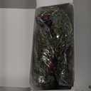 4 Pieces 8" Mini Christmas Wreaths - Small for Kitchen Cabinet/Window/Front Door, Artificial Red Berries & Pinecones, Christmas Candle Rings, Table/Farmhouse Decoration (No Ribbon)