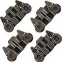 W10195416 (pack of 4) UPGRADED Dishwasher Lower Wheels for kitchenaid, whirlpool, Kenmore elite, maytag Dishwasher Parts Lower Rack, W/1.59 Inch Wheels Replace AP5983730, W10195416V, PS11722152