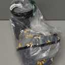 Inflatable Dog Cone with Anti-Licking Clear Shield, Protective Dog Donut Collar After Surgery, Adjustable Soft Recovery Cone for Pets, Alternative Collar with Buckle Strap (Grey Paw, XL) (XL (Neck: 18"-23"))