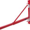 VEVOR Wall Mount Jib Crane, 1320 lbs Max Load Capacity Electric Scaffolding Lift, Electric Hoist Holder Swing Arm with Pole, Steel Hoist Frame, 180 Swivel Scaffold Lifting Arm for Electric Hoist