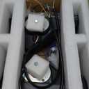 HECASA Universal Trunk Snowplow Lights Plastic Clear Lens+Black Housing Replacement For 64261-4