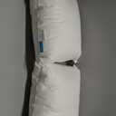 Oubonun 18"x18" Pillow Inserts (Set of 2) - Throw Pillow Inserts with 100% Cotton Cover - 18 Inch Square Interior Sofa Pillow Inserts - Decorative Pillow Insert Pair - White Couch Pillow