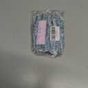 Dusty Blue Velvet Ribbon Christmas Bow 5 x 7 Inches Premade Blue Bows for Christmas Tree Hanging Decorations Gift Wrapping Wreaths Crafts Outdoor Indoor Home Decor Wedding, Pack of 24