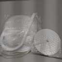 2 Tier Cake Stand, Metal Cupcake Stand Dessert Display Trays of 10/8 Inch, Tall Cake Stand for Wedding, Baby Shower, Home Decor, Throw Events and Parties (White)