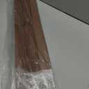 DEZ FURNISHINGS Cordless 2" Faux Wood Blind, 26.5" W x 48" H, Dark Oak