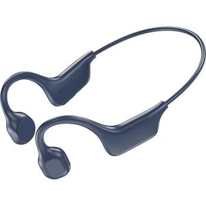 KualaLup Bone Conduction Headphones, Open Ear Headphones Wireless Bluetooth 5.4 with Mic, 610H Long Life Waterproof Sport Headset(Blue,2026 NEW)