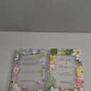 Book Vase, Acrylic Book Vase for Flowers, Book Flower Vase Clear, Small Book Shaped Vase, Clear Book Vases, Modern Decorative Vases for Home, Bedroom, Living Room, Office, Set of 2