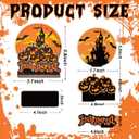 3 x Halloween Decorations Gifts Halloween Decor Indoor Party Spooky Pumpkin Decorations Ghost Desk Decor for Home Room Bedroom Farmhouse Office Tiered Tray Table Centerpieces 3PCS - Castle