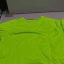 Cabasse Youth Performance Short Sleeve Shirt, UPF 50 Quick Dry Athletic T Shirt for Boys & Girls (X-Large, Neon Green)