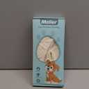 Malier Dog Christmas Stocking, Knit White Christmas Stocking for Dogs, Bone Shape Dog Stocking Christmas Large Pet Stockings Hanging Dog Christmas Stocking for Dogs Cats Pets (White)