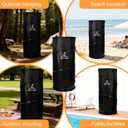 Pop up Changing Tent, Portable Shower Tent Changing Room, Privacy Portable Bathroom Collapsible Emergency, Compact Dressing Room Tube with Carry Bag for Camping, Beach, or Outdoors (Black), 22.8 inches x 22.8 inches x 59 inches