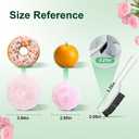 Hard Bristle Crevice Cleaning Brush & Non Scratch Soft Scrub Brush Set, 6-Pack: 4 Stiff Gap Grout Brush+2 Gentle Sponge Brush, Multi-Purpose Bathroom & Kitchen Cleaning Tool