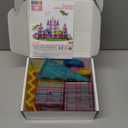 60PCS Dinosaur Toys Magnetic Tiles for Girls, Magnetic Building Blocks Sensory Dino Toy for Girl Ages 3-5 4-8 Year Old, Girl Toys Dinosaur Decorations Birthday Gifts for 3+ Years Old Kids Boys