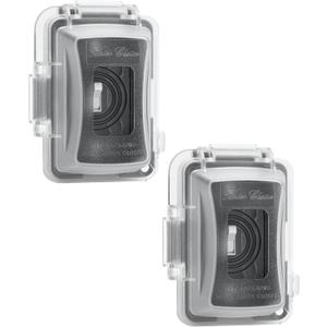 Bates Choice Weatherproof Electrical Outlet Cover, 2 Pack, 1-Gang, Outdoor Outlet Cover, Weatherproof, Outlet Cover Box